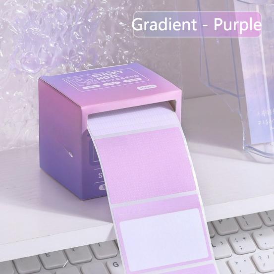 Gradient Color High Appearance Level Pull-out Sticky Notes Cute Cartoon Error Note Stickers Student Full-adhesive Index Label