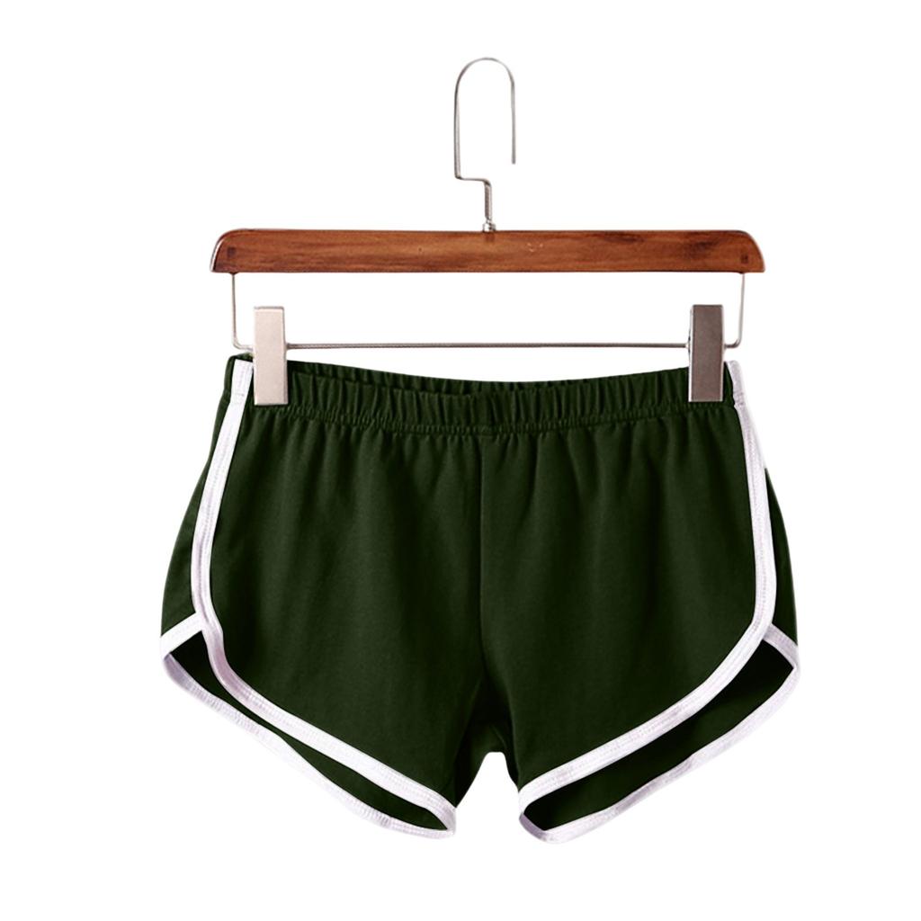 Ženy Ležérní Pevné Letní Sportovní šortky na cvičení Jóga šortky Aktivní šortky