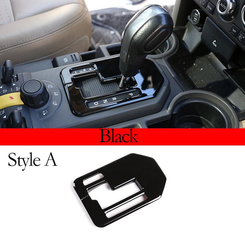 Car Center Control Shift Panel Frame Decorative Sticker For Land Rover Discovery 3 LR3 2004-2009 Car Interior Accessories