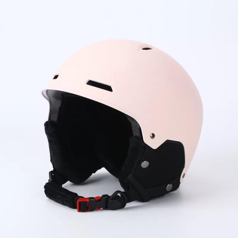 Winter Ski Helmet, Bicycle Half Helmet, Delivery Rider Warm-Weather Protection, Single/Double Board Winter Helmet, Ear Protection Hat, Snow Helmet