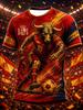 2026 Edition Spanisches Fan-Fußball-Trainings-T-Shirt - 3D-Digitaldruck - Bequem und Atmungsaktiv - Familienkleidung