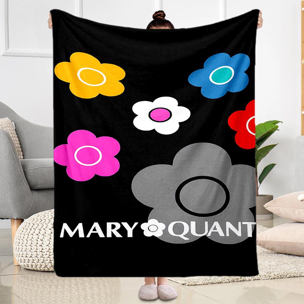 Flower Power Fashion Flannel Blanket-Soft and Suitable for Sofas,Beds,Offices,Travel,All Seasons,Great Gift for Holidays and Birthdays.