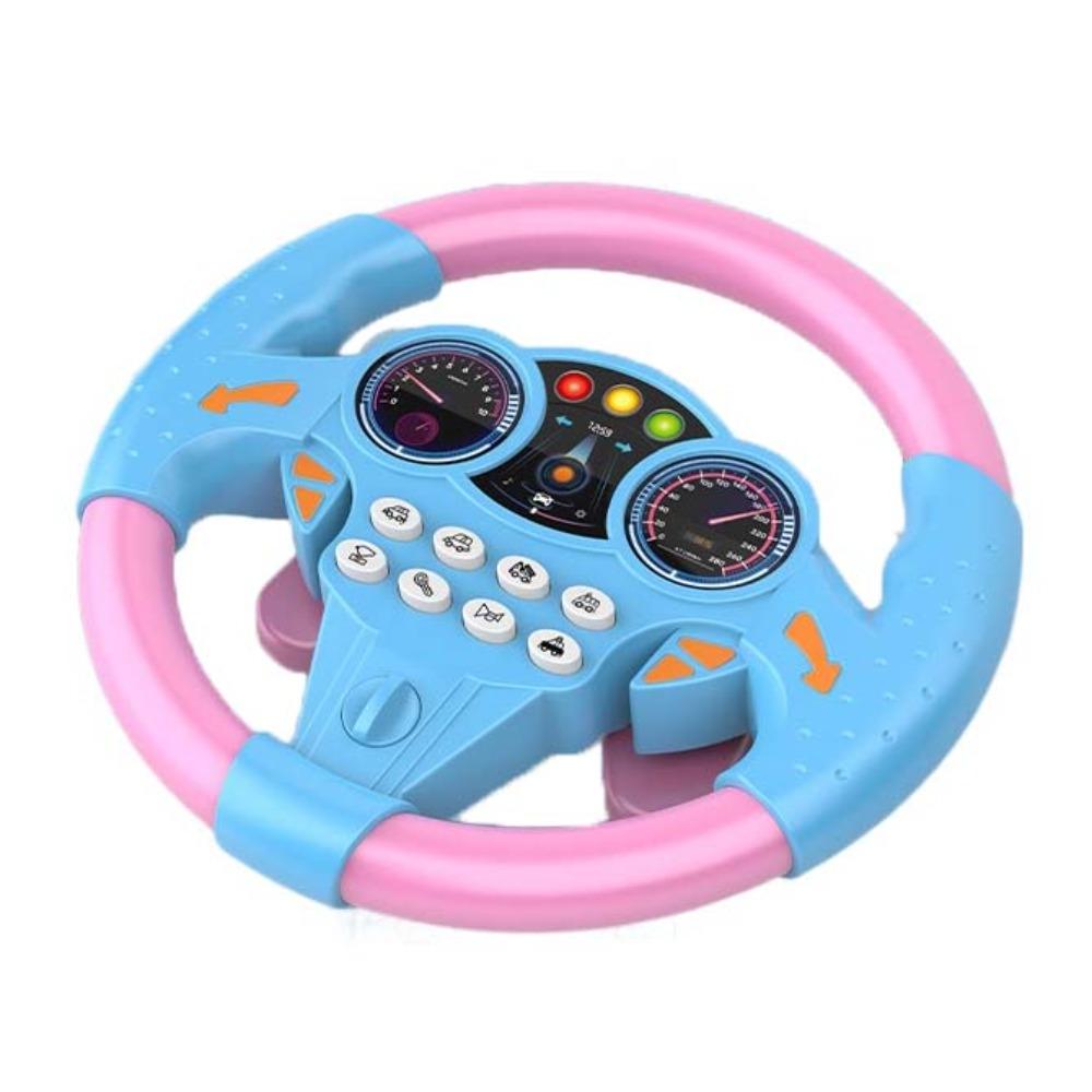 Multi Functional Simulation Steering Wheel Toys 360 ° Rotation Simulate Driving Car Toy  Kids Toys