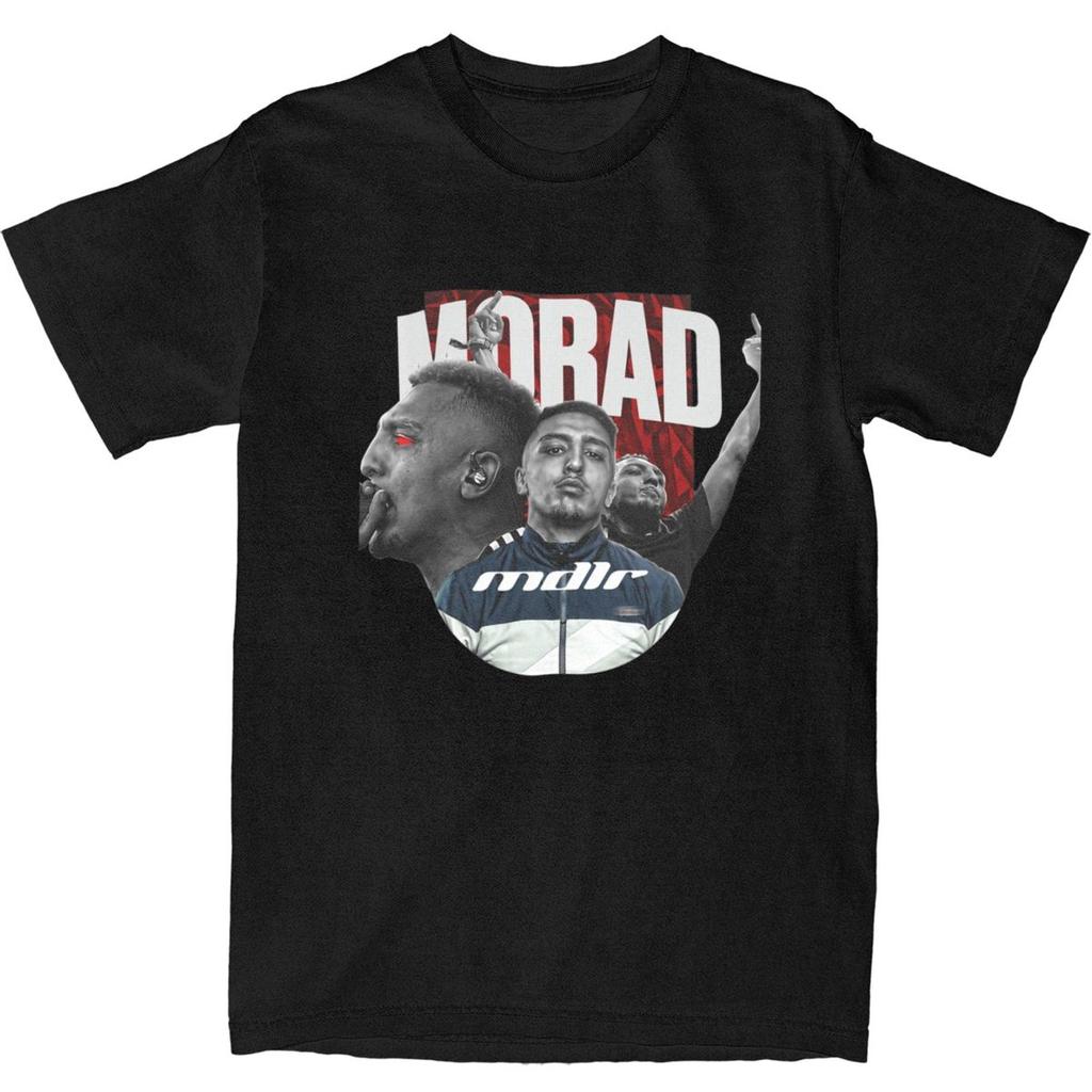 Geschenk Rapper Morad T-Shirt Für Unisex M.D.L.R Album Tour Hip Hop 100% Baumwolle T-Shirts Kurzarm