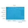 Magnetic S150 Heat Insulation Mat Large Silicone Soldering Pad for Electronic Repair Workstation Anti Static Pad