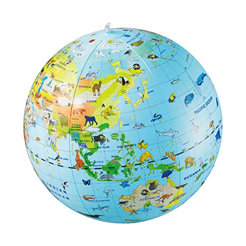 BorneLund Caly Planet Ball Animal Continent 50cm (Ages 4 and Up) CY049B