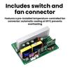 DC12V-14.5V to AC220V Step-Up Transformer 500W Inverter Circuit Board Boost Converter Reserved Temperature Control Fan Interface