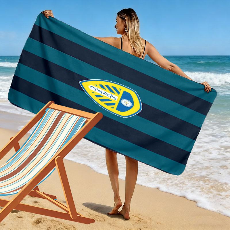 Leeds Poster Strandtuch, Großes Weiches Schnelltrocknendes Handtuch für Strand Camping Schwimmen