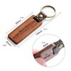 Blank Wooden for Key Chain Wood Keychain for Key Ring for Key Tags Personalized EDC or Best Gift Craft for Friend (Recta