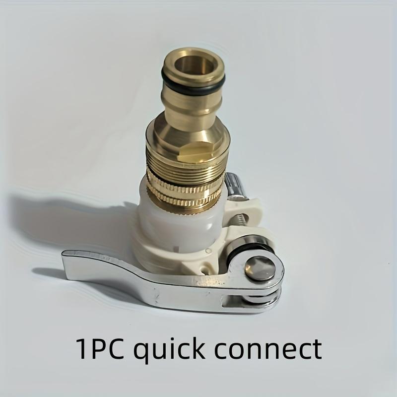 3-in-1 Copper Faucet Adapter - Quick Connect Garden Hose Fitting, Universal Water Pipe Fastener, Irrigation Kit