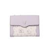 Hot-selling wallet women's card bag simple integrated flowers and plants small fresh girls change bag zipper