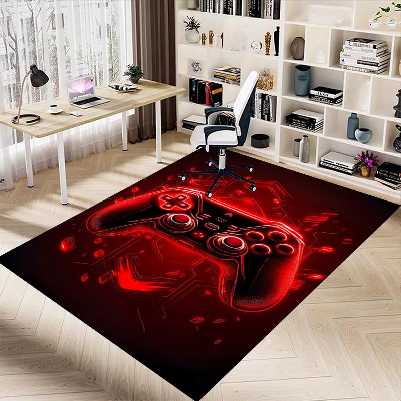 1PC Gamepad Controller Extra Large Non Slip Floor carpet, Office, family, bedroom, Studio Large Area Rug Indoor Rugs