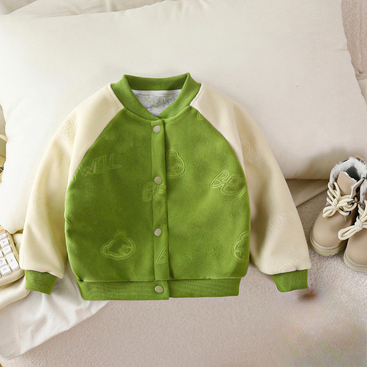 

Детский теплый комплект Зима и Осень Детская плюшевая утолщенная одежда для дома для девочек Мальчиковые пижамы Детская одежда 110cm