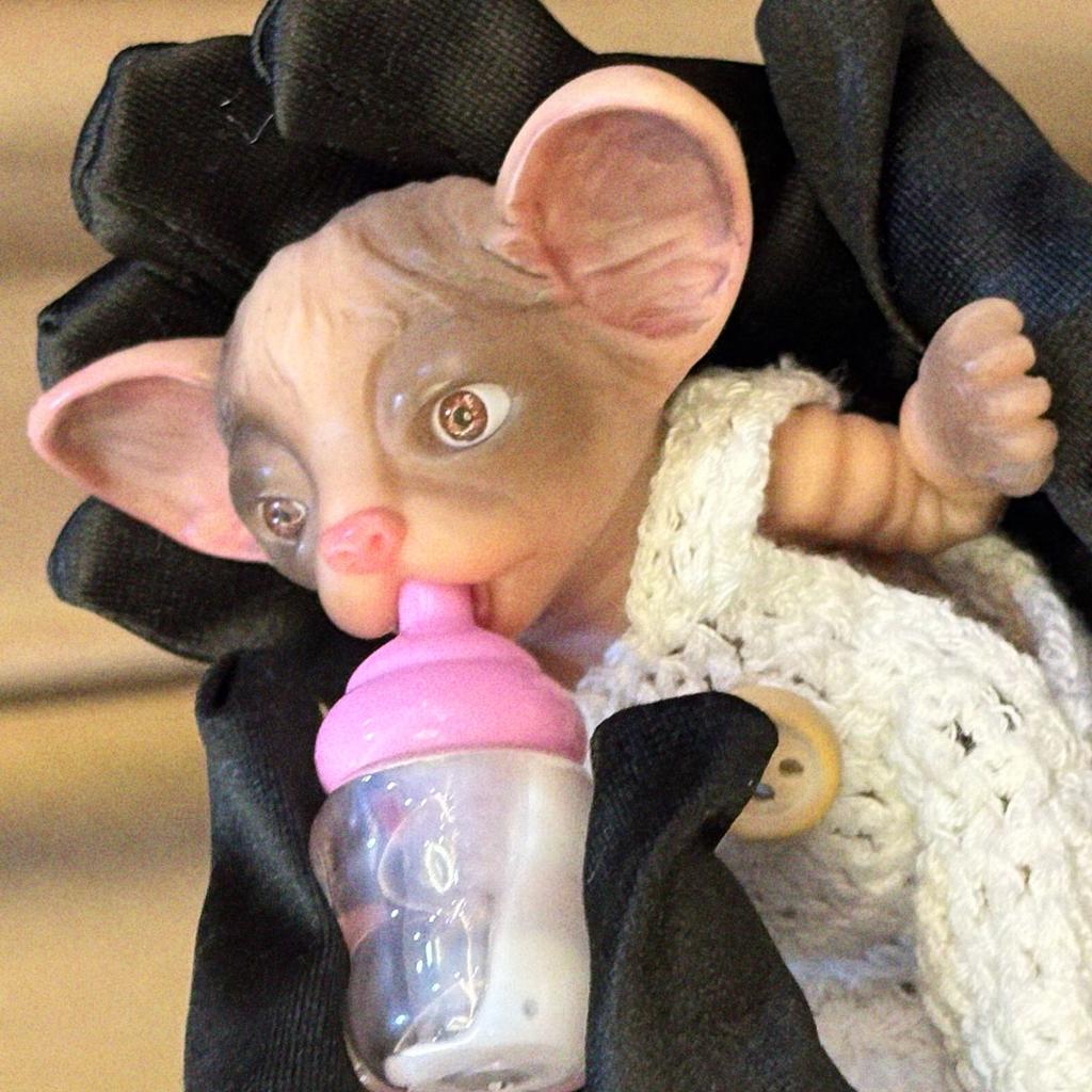 4-5Inch Silicone Cat Reborn Dolls Mini Palm Full Body Soft Silicone Bebe Reborn Doll Toys For Kids Birthday Gifts De Silicona