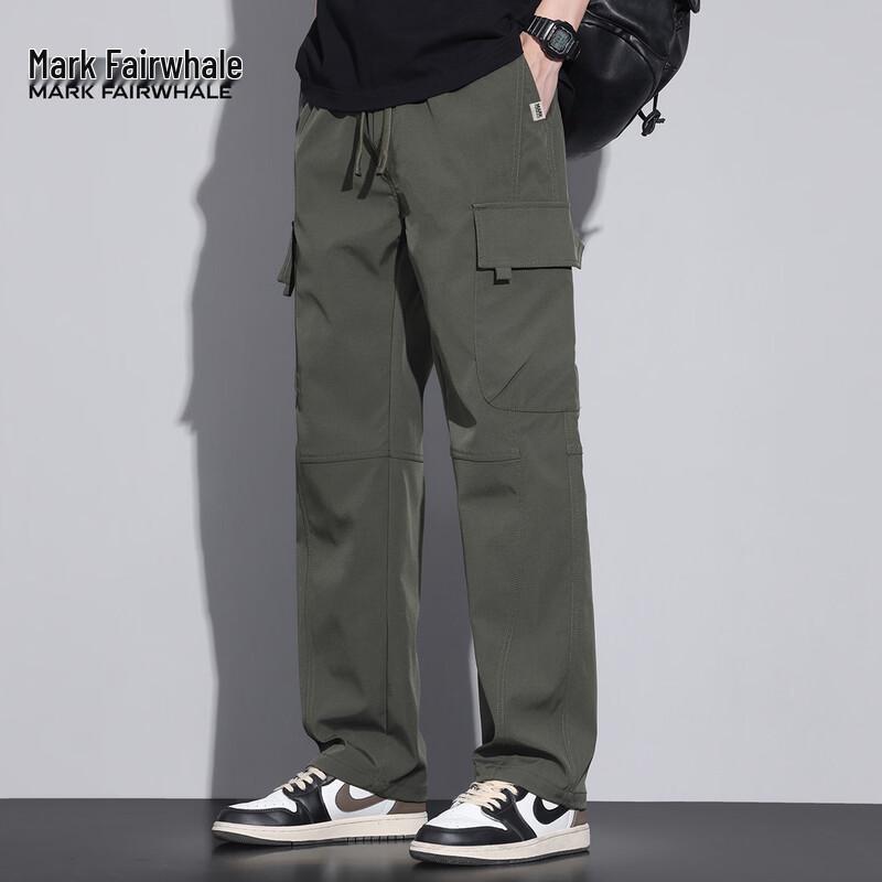 Mark Fairwhale Men s Straight-Leg Casual Cargo Pants L