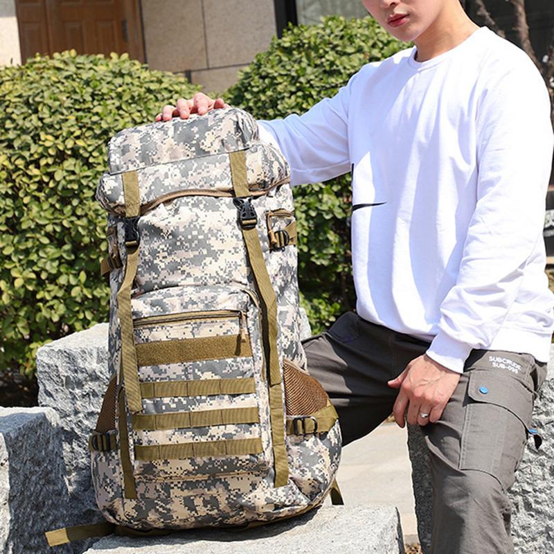 70L Travel Bag Tactical Backpack Hiking Bag Army Backpacks Travel Camping Backpack