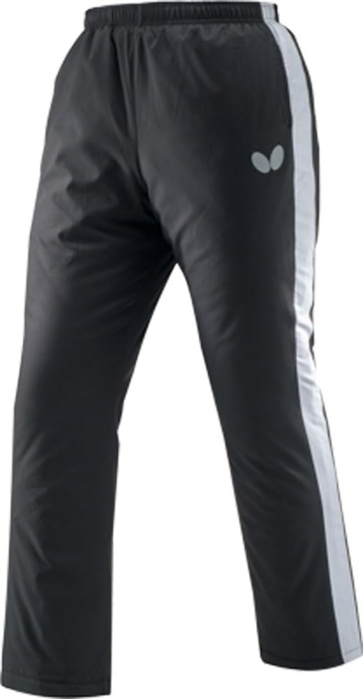 

Butterfly Unisex Bright Warm Pants for Table Tennis and Training, 52130-278, Black, Size S