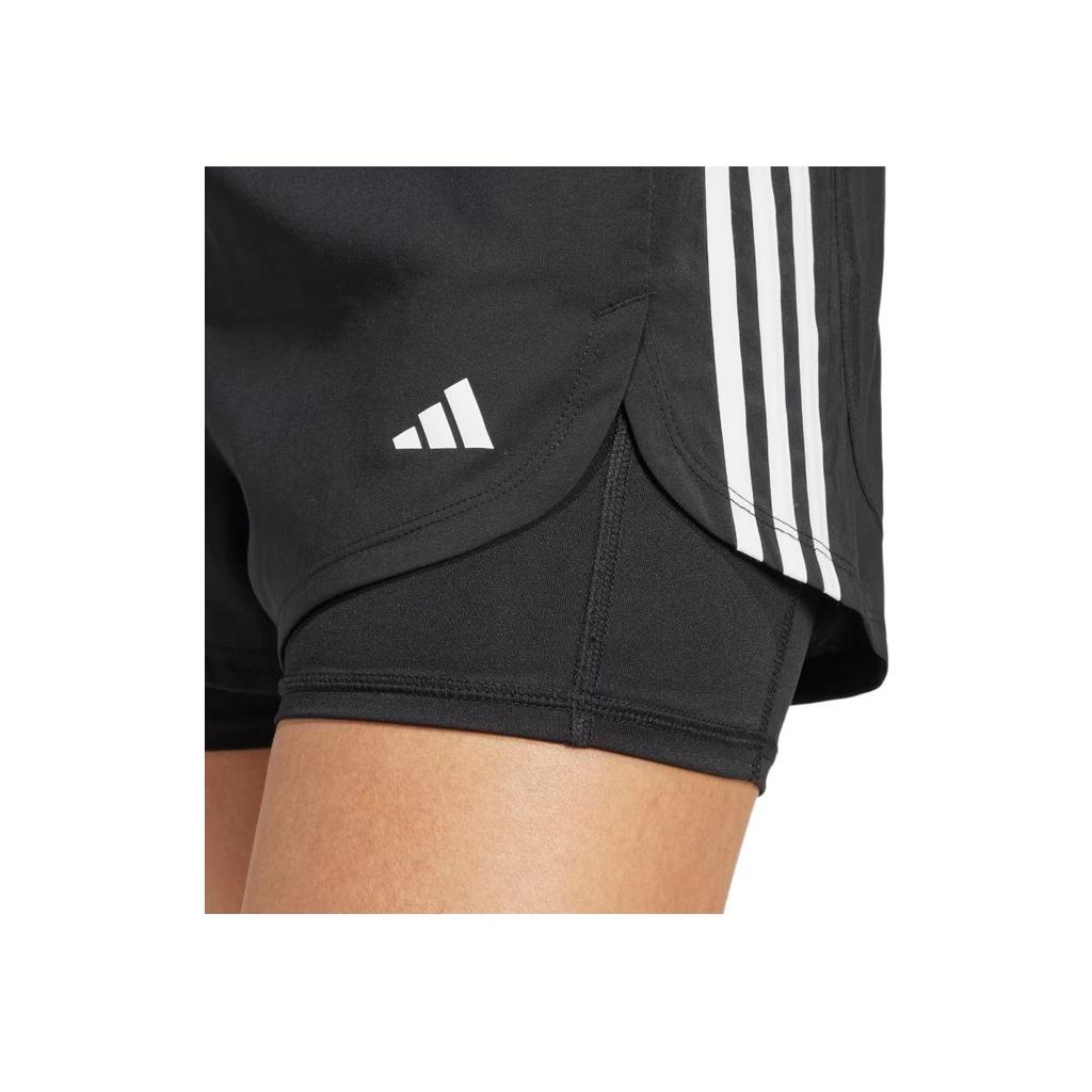 adidas Pacer 3-Stripes Training Woven Shorts Women Shorts Black JJ3116
