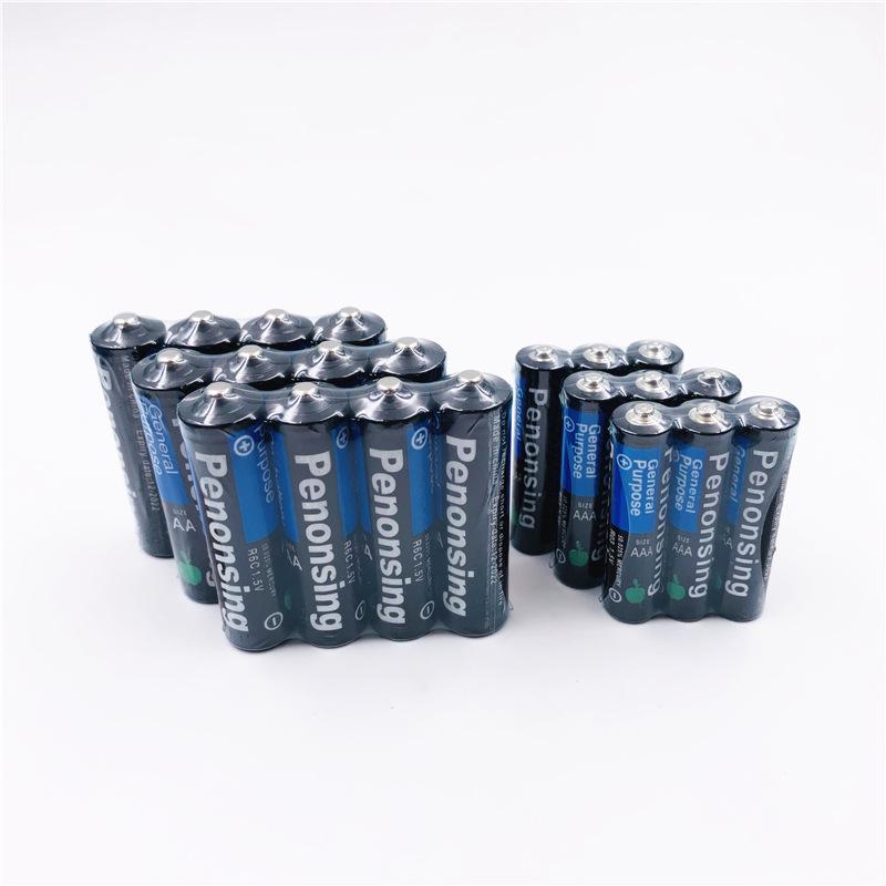 AA No. 5 & AAA No. 7 Carbon-Zinc 1.5V Batteries for Children's Toys and Remotes
