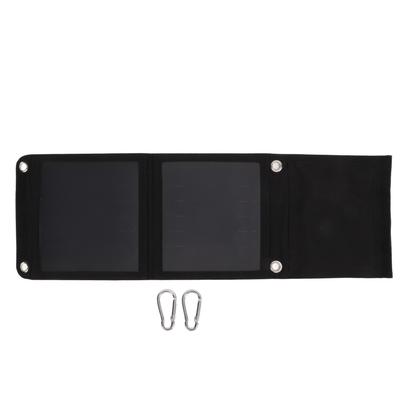 Panneau Solaire Portable 12W Haute Efficacité de Conversion Pliable Bonne Flexibilité Panneau Solaire Cellule Extérieure