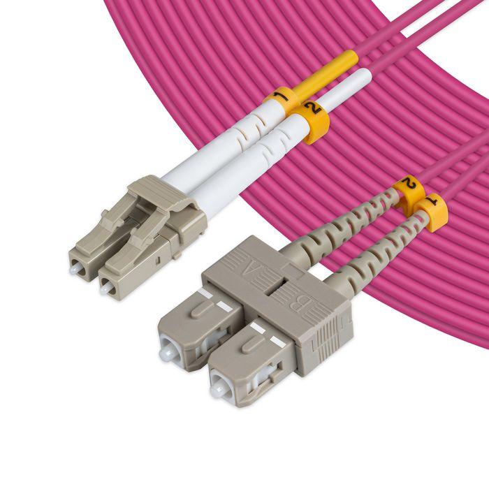 MicroConnect LC-SC Multimode Fiber Optic