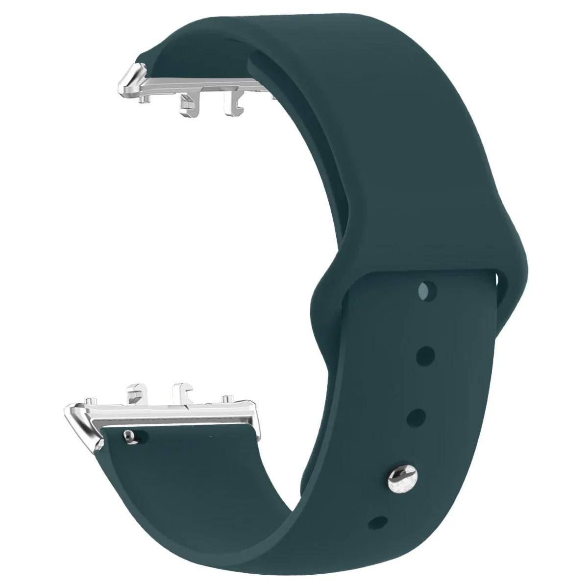 

Силіконовий ремінець для Samsung Galaxy Fit 3 Браслет Ремінець Спортивний Ремінець для Galaxy Fit3 Аксесуари Замінний ремінець для годинника For Samsung Fit3 оливковий