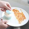 Dish Scrub Brush Ergonomic Grip Palm Brush Cleaning Dish Scrubber With Stiff Bristles For Sink Pots Pans Stove Cleaning Tool