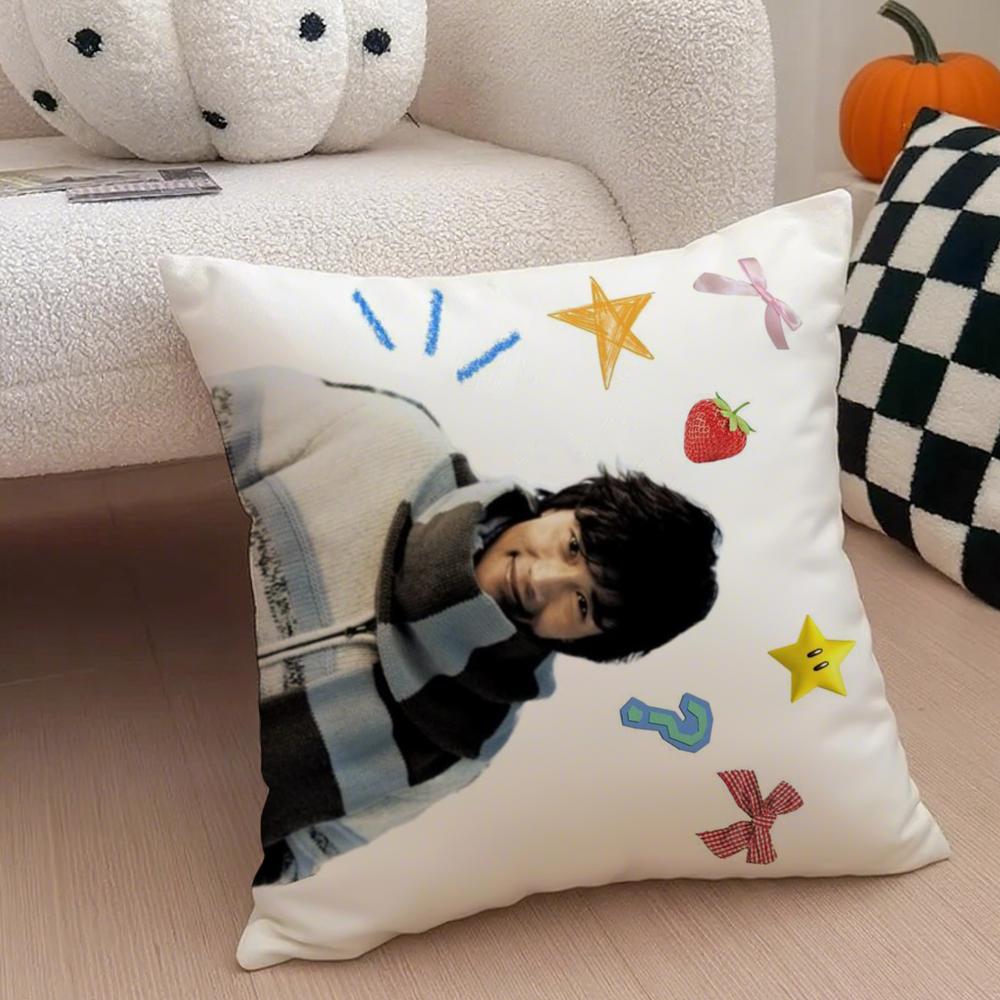 Musife LLee BByung HHun Actor Cushion Cover Throw Pillow Cover Hidden Button Durable Polyester Chair Cushion