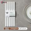 Elegant Non-slip Alloy Chopsticks - 5 Pairs