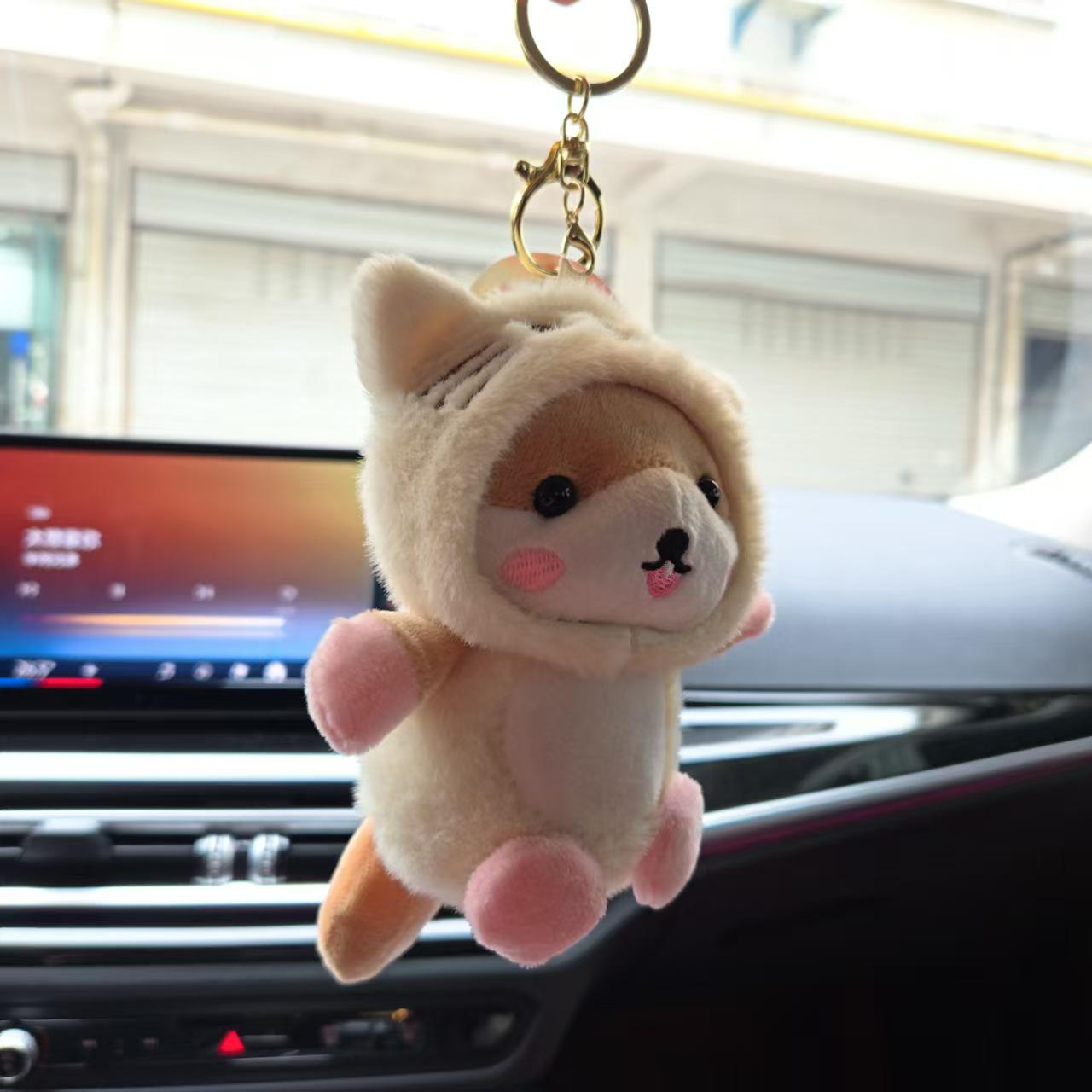 

Плюшевый брелок в виде хомячка с ароматом: Подвеска Мягкая Игрушка в Подарок 12CM + Metal Clip