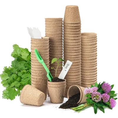 Degradable Plant Nursery Pots Vegetable Seedling Plant Pot For Greenhouse Planting Garden Flower Plant Container Cups