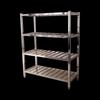 Commercial Four-Layer Flat Shelf