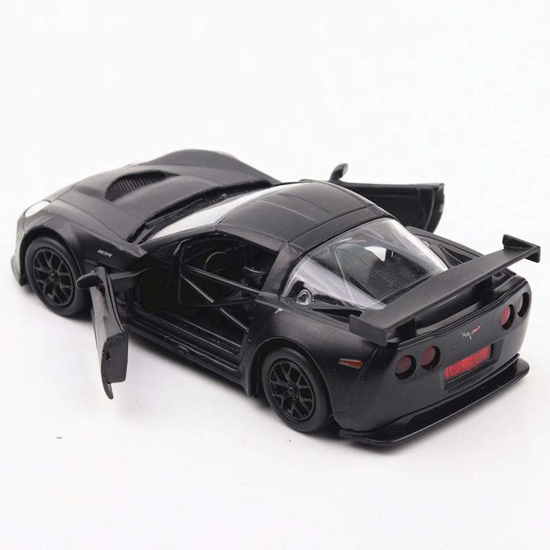 Mașină de jucărie Chevrolet Corvette C6-R 1/36, model de jucărie pentru copii, RMZ CiTY, curse turnate sub presiune, miniatură, trage înapoi, cadou de colecție pentru copii și băieți