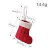 Christmas Knitted Sock Tableware Protector Efficient Fabric Decoration For Holiday Dining Party Table Setting