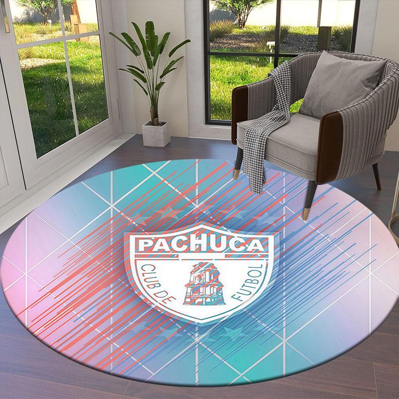 C.F. Pachuca Round Area Rug,Carpet Rug for Living Room Bedroom Sofa Playroom Decor,Non-slip Floor Mat
