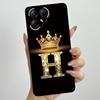 For Tecno Pova 7 Pro Ultra 5G Case Luxury Crown Letter Silicone Soft Phone Case For Tecno Pova7 Pro Ultra Shockproof Back Covers