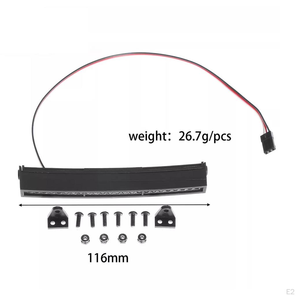 RC Car Roof Light Aluminum Alloy Supplies Professional Direct Replace Simple Installation