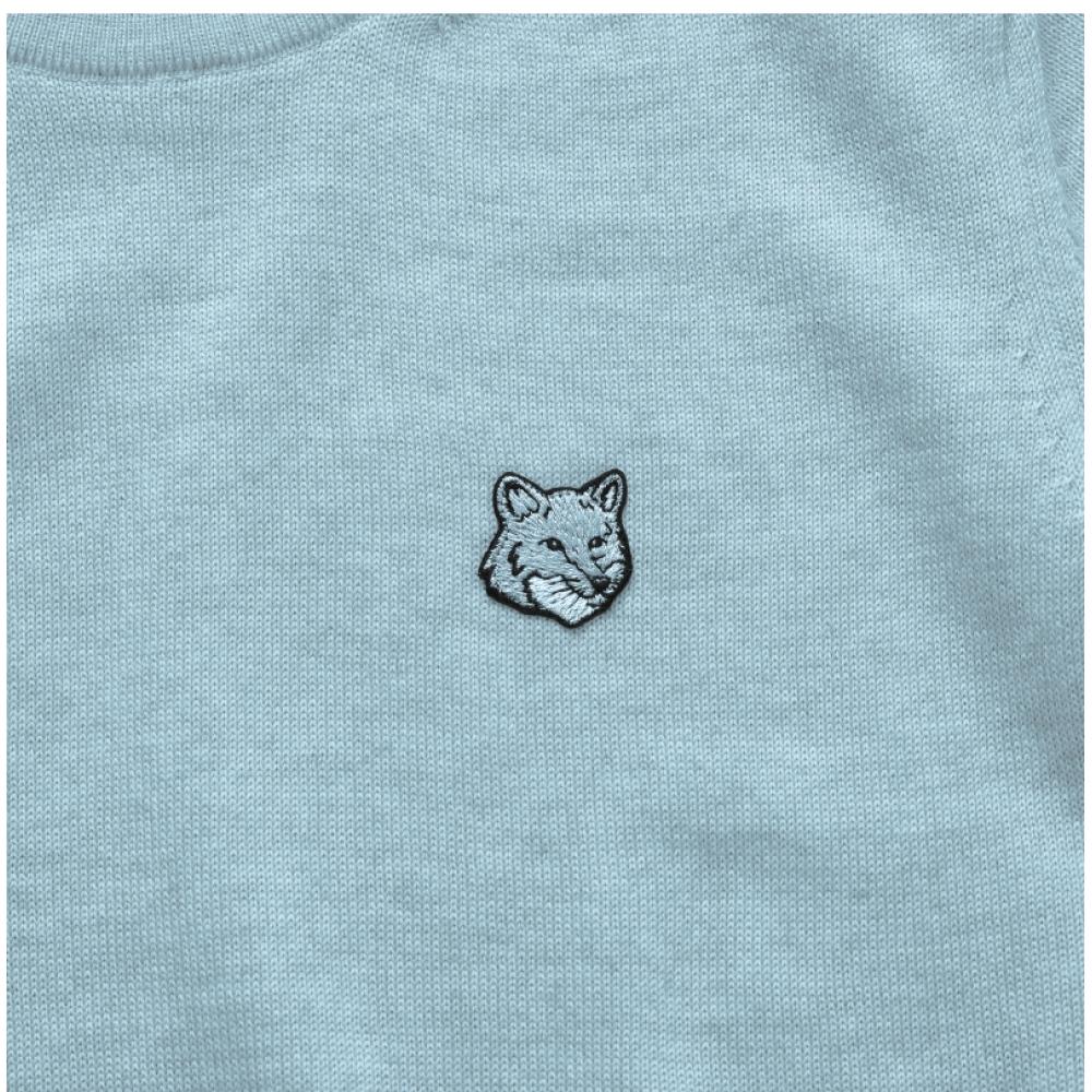 MaiSon KitSune Bold Fox Head Patch Women S Knit Mw00801kt1036