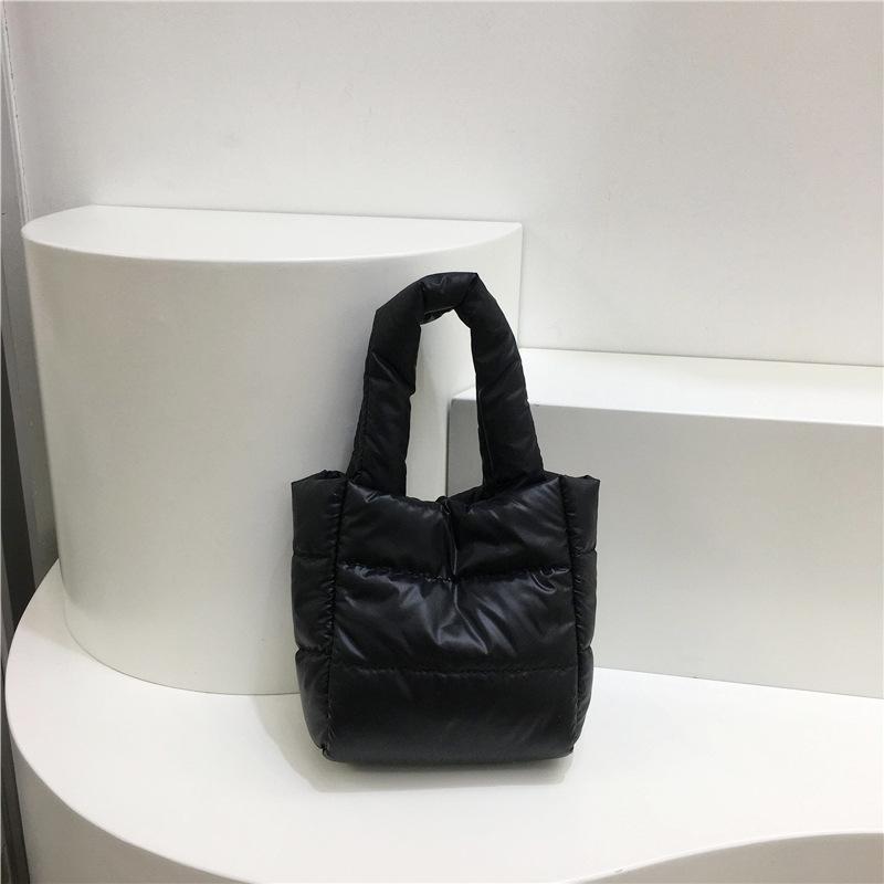 

Сумка для куртки из хлопка, симпатичные маленькие сумки-тоуты для женщин, универсальные портативные сумки через плечо one size чёрный