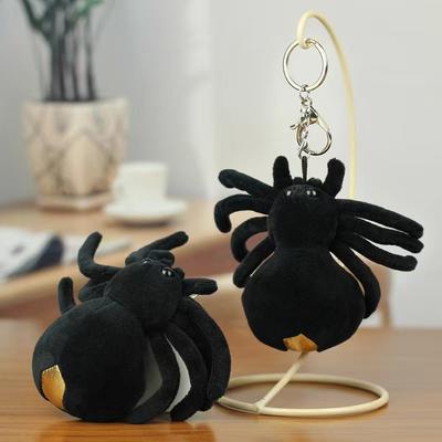 Creative Funny Spider Brooch Plush Toys Scorpion Keychain Pendant Ant Doll Hanging Decorative Fun Doll Home Accessories