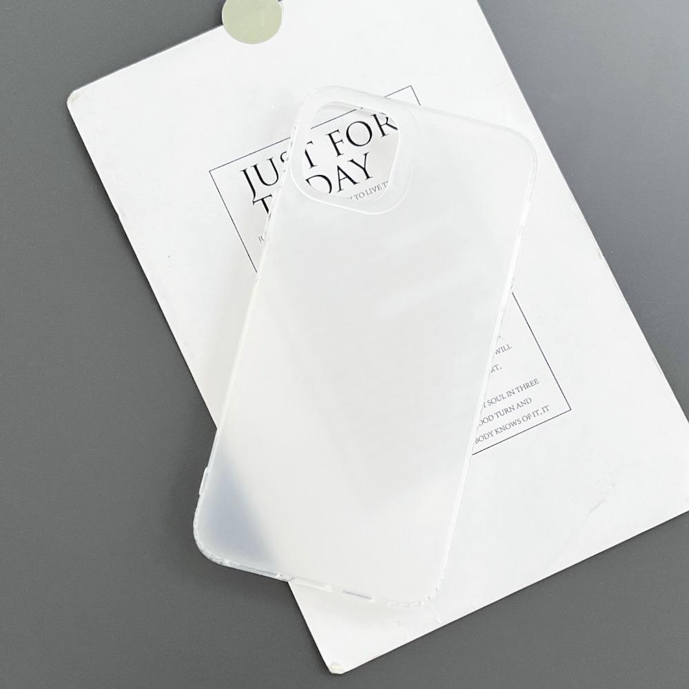 Fashion Frosted Matte Translucent Phone Case for iPhone 17 Air 16 15 14 Plus 13 12 11 Pro X Xs Max Shockproof Thin Phone Cover