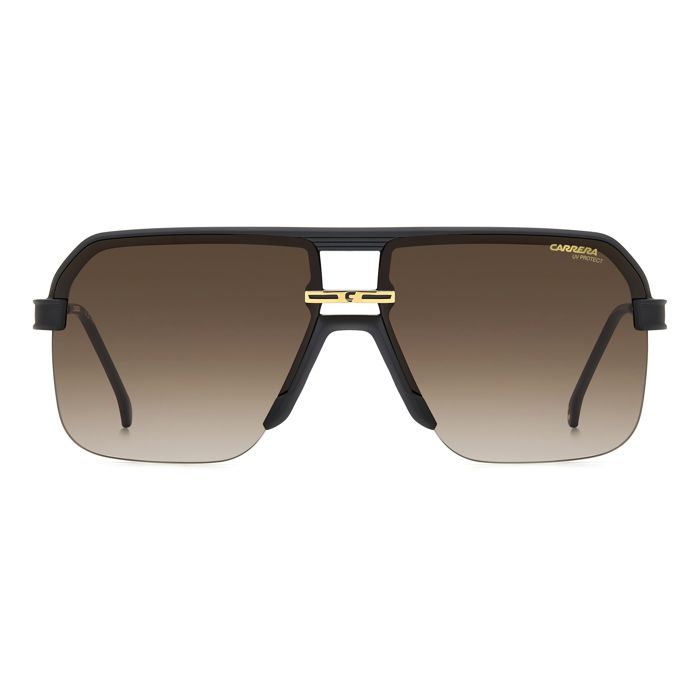Lunettes de Soleil Carrera CARRERA 1066/S 63/12/145 MATTE BLACK/BLACK BROWN GREEN ANTIREFLEX polyamide homme CARRERA 1066/S