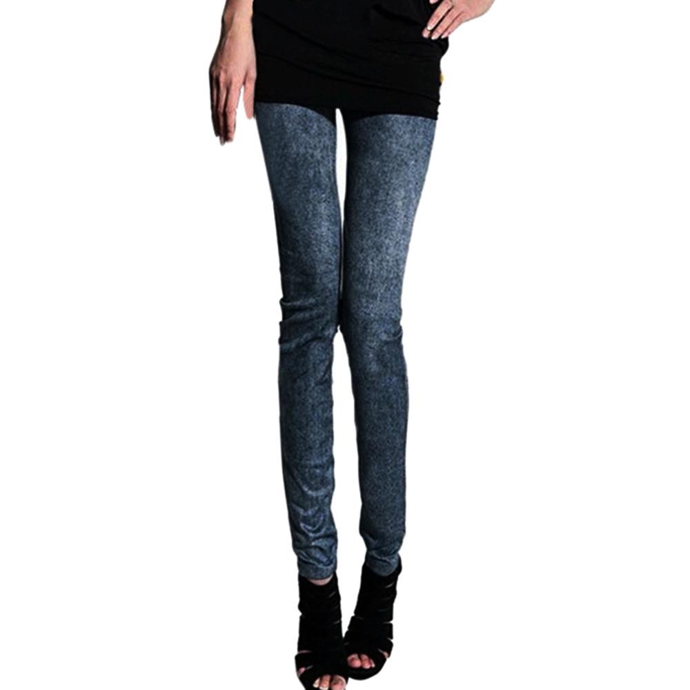 Buy Women Denim Pants Pocket Slim 