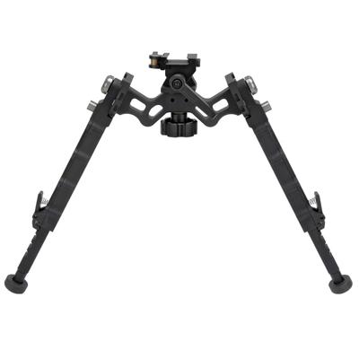 Tactical Wide Stance Rifle Bipod Pan & Cant with Quick Detach Fits Picatinny