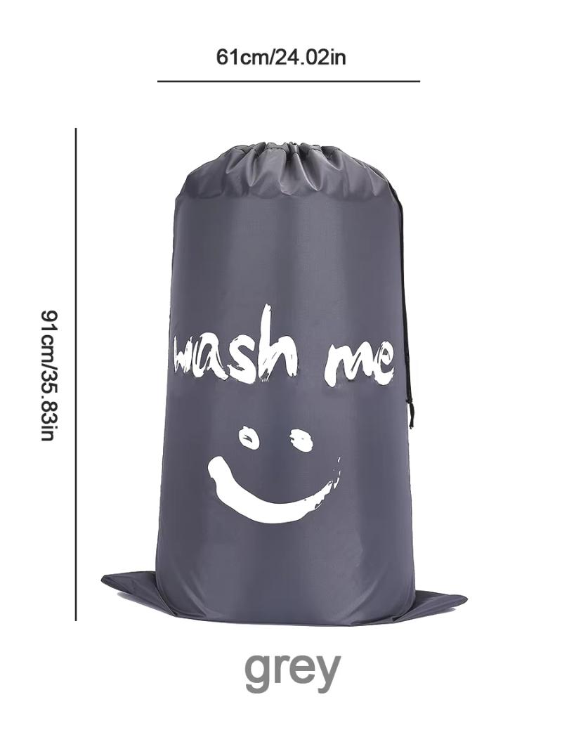 Nylon Laundry Bag Travel Storage Pouch Machine Washable Dirty Clothes Storage Wash Drawstring Bag Large Capacity 1860₽