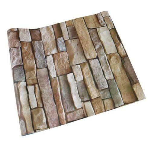 Brick Pattern 3d Wallpaper Background Tv Wall Sticker Homebedroom Decor 10045cm