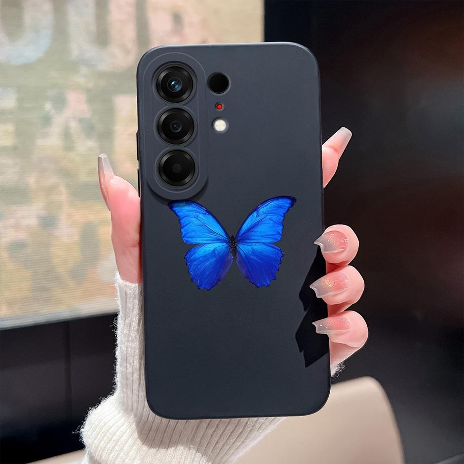 Case For Tecno Camon 50 Pro Ultra Fantasy Blue Butterfly Shockproof Anti-Fingerprint Shell For Tecno Camon50 50Pro 50Ultra Coque