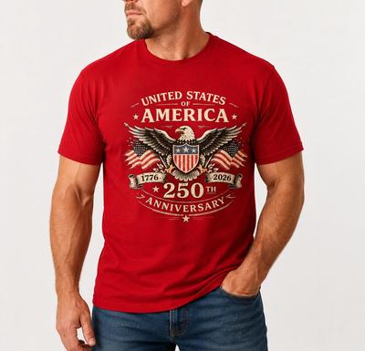 Tricou Aniversare 250 ani America 4 Iulie Steag Patriotic Tricou Vintage Cadou