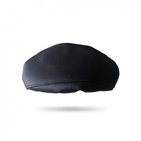 Pure Black Car Center Armrest Box Leather Cover Pad For Tesla Model 3 2017-