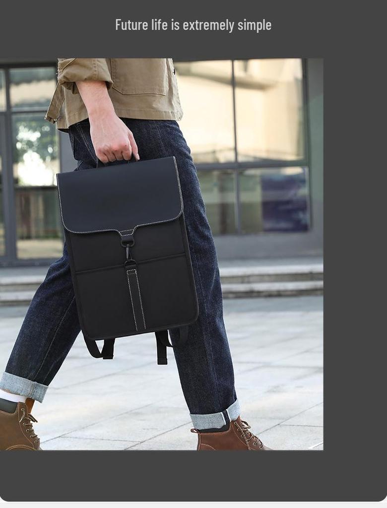Men's Large Capacity Business Backpack 2024 - Fashionable & Casual 15.6" Laptop Bag for Commuting